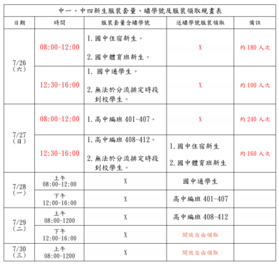 114學年度新生購買服裝 (含繡學號規定)圖片